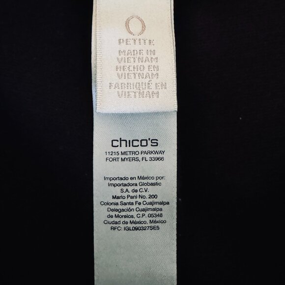 Chico's Sz 0P/US SP Fabulously Slimming Ponte Pull On Slim Ankle Pants Career - Picture 8 of 10